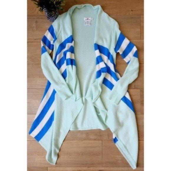 Vineyard Vines Sweaters - Vineyard Vines Striped Waterfall Cardigan XXS